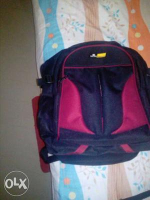 Black And Red Backpack