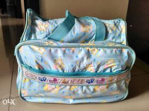 Blue And Yellow Diaper Bag