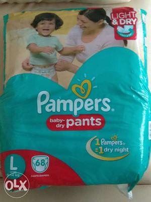 Bye Pampers Pants Large 68 and Get 48 Free