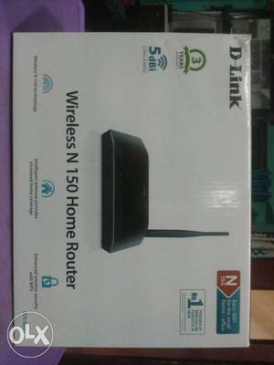 D-Link router with 2.6 years warranty available
