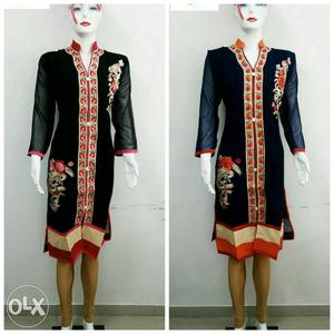 Georgette Kurties with inner. more Clrs availble