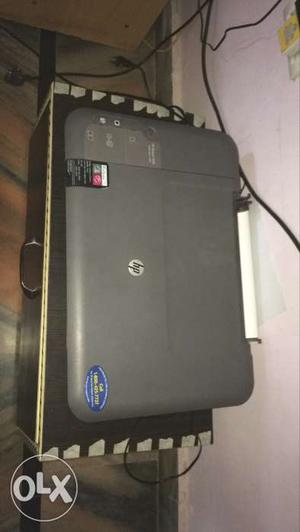 Grey HP Desktop Printer