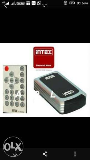 Intex TV tuner card...for pc or laptops