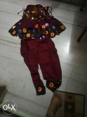 Navratri clothes for 6-7 yrs great condition