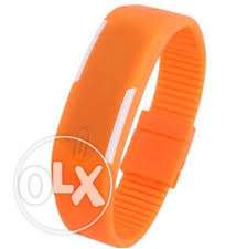 New Orange LED Watch