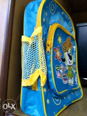 New school bag for small children sky blue colour