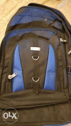 Office bag (black and blue)