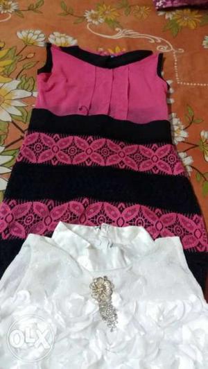 Old dresses for 2 to 5 years old baby girls.in a