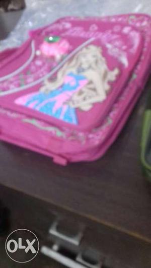 Pink Barbie Themed Backpack
