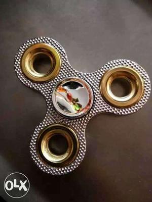 Silver And Gold Hand Spinner