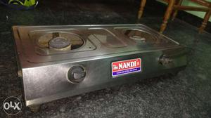 Stainless steel nandi stove in gud working