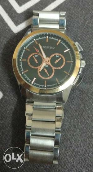 Steal gold watch in working condition. 1 year old
