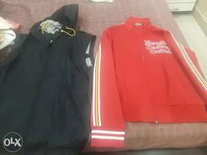 Two Full Zip Jackets (Benettons)(M-L)