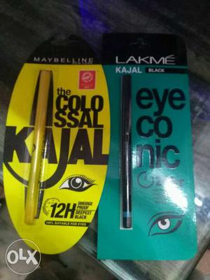 Two Maybelline And Lakme Mascara In Packages