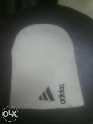 White Adidas Knit Hat