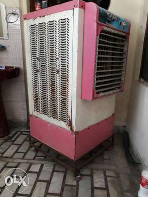 White And Pink Evaporative Air Cooler