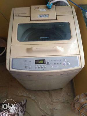 White Samsung Top Load Dryer