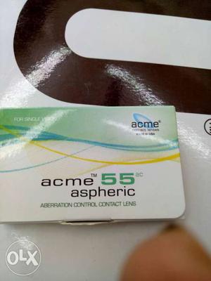 Acme 55 clear monthaly contact lenses all
