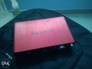 Audio interface Focusrite scarlet 2i4,less used working in