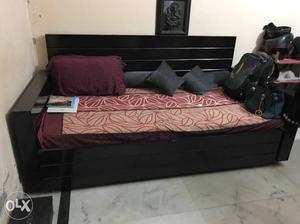 Black And Brown Daybed Set