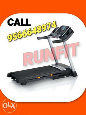 Black And Grey Treadmill CALL:  Treadmill