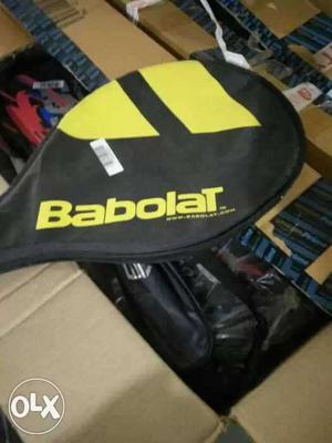 Black And Yellow Racket Case
