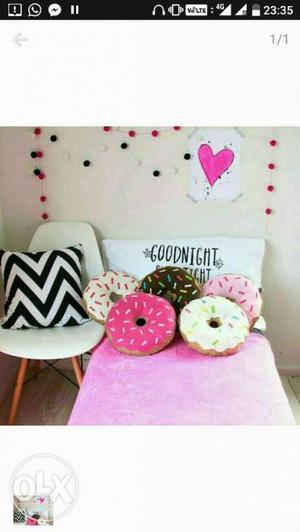 Donut pillows