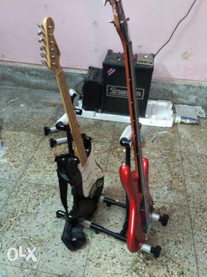 Duel guitar stand