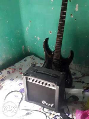 Fine quality cort x6. With amplifier and cables