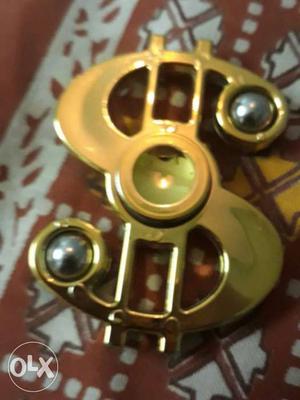 Gold-colored Dollar Fidget Spinner