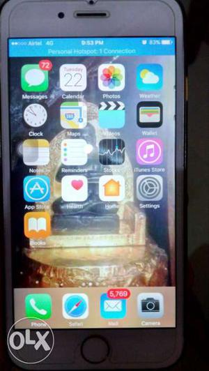IPhone 6 gold 16 gb with all accessory and box