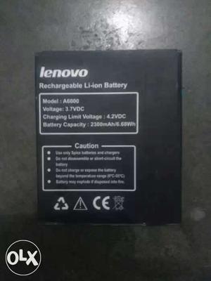 Lenevo A  Battery original..maine layi thi
