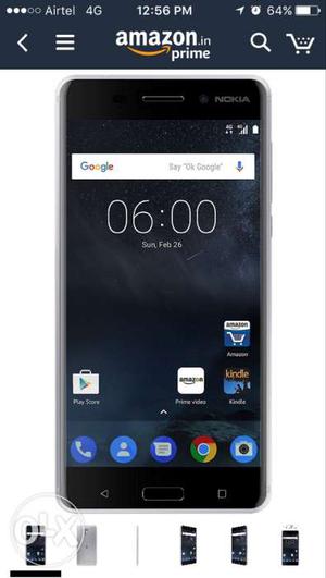 Nokia 6 Silver 32 GB for sale. Fixed price.
