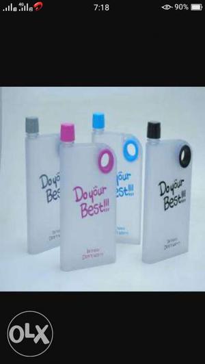 Note book style water bottle in wholesale price
