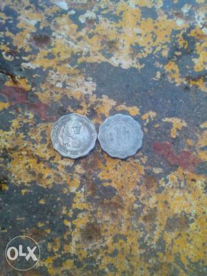 Old10 rupees coin