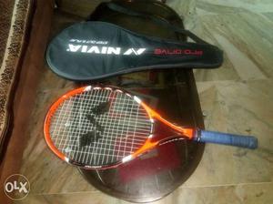 Orange Nivia Tennis Racket