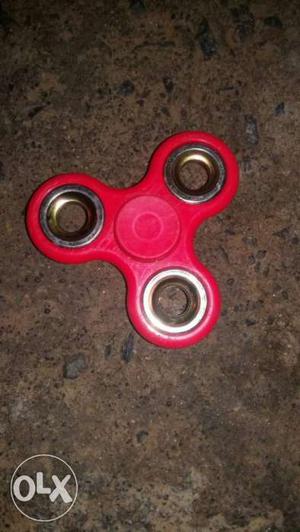 Red 3-axis Fidget Hand Spinner