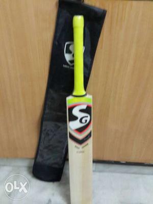 SG Leather Cricket Bat RSD Spark Pro Face