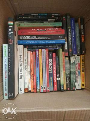 Set of 35+ Fiction and non fiction books Few
