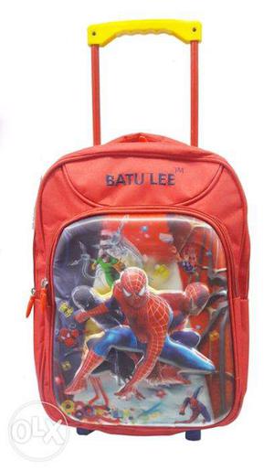 Trolley Backpack 18 Inches For Boys N Girls