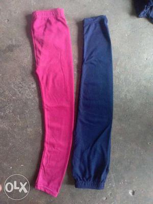 Two Blue And Pink Pants