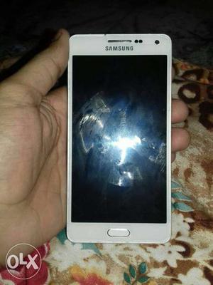 White colour samsung a5 not even a single