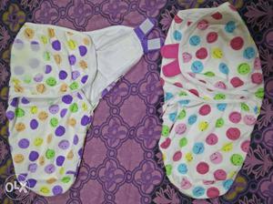 Baby swaddle in cute print, it's as good as new