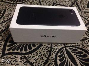 Brand new Black iphone7, 32 gb, with the peel