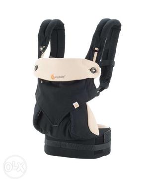 Ergobaby four position 360 baby carrier in black.