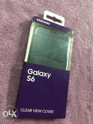 Galaxy S6 Clear view Cover brand new box price is