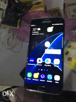 Galaxy S7 edge with box earphones and all