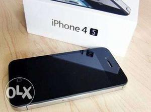 I want to sell my I phone 4s,8GB Black with box and charger