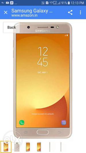 Samsung j7 max gold 2 month old new condition
