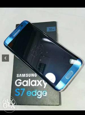 Samsung s7 edge blue Tip Top 100% candison Bill